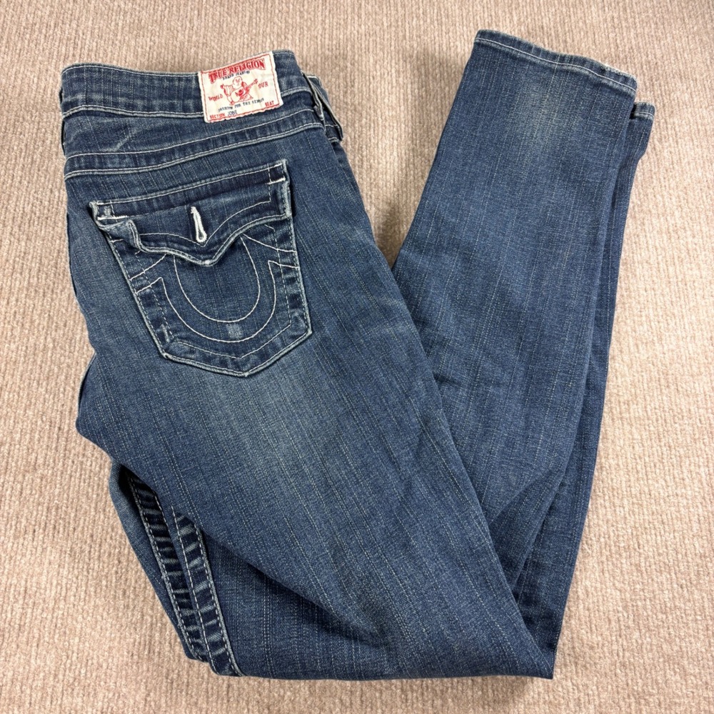 True Religion Made‎ in USA Jodie Denim Jeans Women's Size 32x32